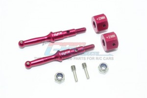 GPM T3023R/+2MM ALUMINUM REAR WHEEL SHAFT W. HEX ADAPTER (+2MM) TAMIYA 1/8 T3-01 DANCING RIDER 57405 - T3023R/+2MM-R