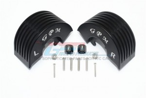 GPM T3333R ALUMINUM REAR FENDER W. HEX ADAPTER (+3MM)  TAMIYA 1/8 T3-01 DANCING RIDER 57405 - T3333R-BK