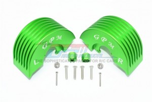 GPM T3333R ALUMINUM REAR FENDER W. HEX ADAPTER (+3MM)  TAMIYA 1/8 T3-01 DANCING RIDER 57405 - GREEN - T3333R-G