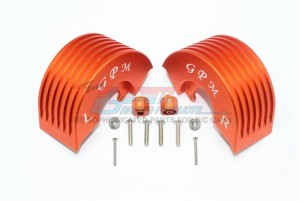 GPM T3333R ALUMINUM REAR FENDER W. HEX ADAPTER (+3MM)  TAMIYA 1/8 T3-01 DANCING RIDER 57405 - T3333R-OR