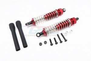GPM DT3090R/PBT ALUMINIUM REAR ADJUSTABLE PLASTIC  BALL TOP 90MM DAMPER TAMIYA DT-03 - DT3090R/PBT-R-S-BEBK