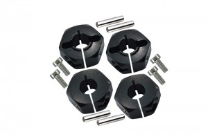 GPM TT010 ALLOY WHEEL HEX DRIVE ADAPTOR 1/10 RC TAMIYA TT-01 - TT010-BK