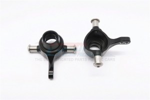 GPM TT021 ALLOY FRONT KNUCKLE ARM SET 1/10 RC TAMIYA TT-01 - TT021-BK