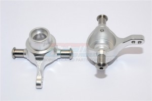 GPM TT021 ALLOY FRONT KNUCKLE ARM SET 1/10 RC TAMIYA TT-01 - SILVER - TT021-S
