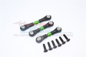 GPM TT2160  ALLOY STEERING TIE ROD 1/10 RC TAMIYA TT-02 TT-02B - GREEN - TT2160-G-BEBK