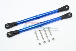 GPM SB014 ALUMINUM ADJUSTABLE REAR UPPER CHASSIS LINK TIE RODS TEAM LOSI 1/6 SUPER BAJA REY 4X4 - BLUE - SB014-B-BEBK