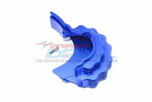 GPM ER2038GCA ALUMINUM CENTER MAIN GEAR COVER W. HEAT SINK FINS TRAXXAS 1/10 E-REVO VXL 86086-4 - ER2038GCA-B