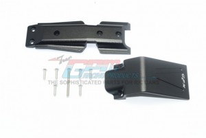 GPM ER2331F ALUMINUM FRONT SKID PLATE TRAXXAS 1/10 E-REVO VXL 86086-4 - ER2331F-BK