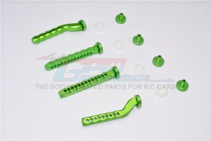 GPM CRA201FR ALUMINIUM FRONT & REAR MAGNET BODY POST TRAXXAS CRANIAC - CRA201FR-G