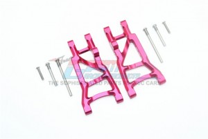 GPM SLA2W056 ALUMINUM REAR LOWER SUSPENSION ARMS TRAXXAS 1/10 SLASH PRO 2WD SHORT-COURSE - RED - SLA2W056-R