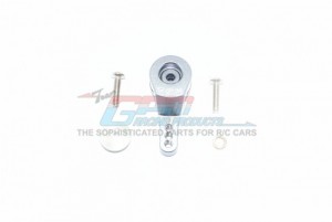 GPM TRX4025TA/3H ALUMINUM 25T SERVO HORN W. BUILT-IN SPRING (3 POSITIONING HOLES) TRAXXAS 1/10 TRX4 DEFENDER TRAIL CRAWLER - GUN SILVER - TRX4025TA/3H-GS