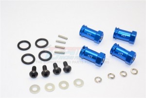 GPM SLA010/+17MM ALLOY HEX ADAPTOR(+17MM) 1/10 TRAXXAS SLASH 4X4 - BLUE - SLA010/+17MM-B