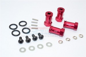 GPM SLA010/+17MM ALLOY HEX ADAPTOR(+17MM) 1/10 TRAXXAS SLASH 4X4 - SLA010/+17MM-R