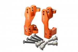 GPM SLA019A ALUMINUM FRONT C HUB 1/10 TRAXXAS SLASH 4X4 - ORANGE - SLA019A-OR