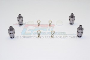 GPM SST201FRA ALUMINIUM FRONT & REAR MAGNET BODY POST TRAXXAS STADIUM SUPER TRUCK - SST201FRA-GS