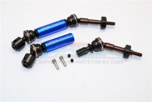 GPM TEL1270RH  STEEL+ALUMINIUM REAR CVD DRIVE SHAFT WITH 12MMX6MM WHEEL HEX TRAXXAS TELLURIDE 4X4 - TEL1270RH-B