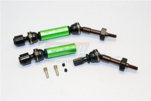 GPM TEL1270RH  STEEL+ALUMINIUM REAR CVD DRIVE SHAFT WITH 12MMX6MM WHEEL HEX TRAXXAS TELLURIDE 4X4 - TEL1270RH-G