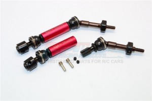 GPM TEL1270RH  STEEL+ALUMINIUM REAR CVD DRIVE SHAFT WITH 12MMX6MM WHEEL HEX TRAXXAS TELLURIDE 4X4 - TEL1270RH-R