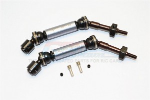 GPM TEL1270RH  STEEL+ALUMINIUM REAR CVD DRIVE SHAFT WITH 12MMX6MM WHEEL HEX TRAXXAS TELLURIDE 4X4 - TEL1270RH-S