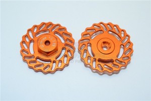 GPM TET010AD2.5 ALUMINUM BRAKE DISK +2.5MM THICK TRAXXAS TETON - TET010AD2.5-OR