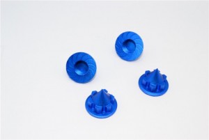 GPM TXM005N ALUMINIUM 22MM WHEEL CONE LOCKER 1/5 RC TRAXXAS X-MAXX - BLUE - TXM005N-B