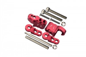 GPM TXM028 ALUMINIUM FRONT ADJUSTABLE SHOCK MOUNT TRAXXAS XMAXX 6S 8S MONSTER - TXM028-R