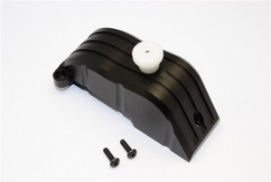 GPM TXM038GC ALUMINIUM GEAR COVER FOR 1/5 TRAXXAS X-MAXX 6S 8S 1/6 XRT MONSTER - BLACK - TXM038GC-BK