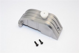 GPM TXM038GC ALUMINIUM GEAR COVER FOR 1/5 TRAXXAS X-MAXX 6S 8S 1/6 XRT MONSTER - GUN SILVER - TXM038GC-GS