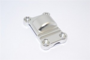 GPM TXM038M ALUMINIUM REAR GEAR COVER TRAXXAS XMAXX - SILVER - TXM038M-S