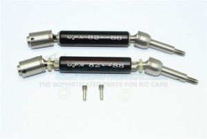GPM SXO1277RHA STAINLESS STEEL 304+ALUMINUM REAR CVD DRIVE SHAFT TRAXXAS XO-01 - SXO1277RHA-BK