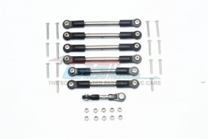GPM XO160S-OC-BEBK STAINLESS STEEL THICKENED TIE RODS  TRAXXAS XO-01 - XO160S-OC-BEBK