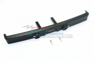 GPM TRX4330FF ALUMINIUM FRONT BUMPER MOUNT+D-RINGS FOR TRAXXAS TRX-4 FORD BRONCO - BLACK - TRX4330FF-BK