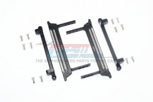 GPM CC014X ALUMINUM SIDE STEPS (RETICULATED PATTERN) 1/10 RC TAMIYA CC01 - CC014X-BK