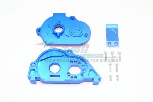 GPM MAG038 ALUMINUM REAR GEAR PROTECTION MOTOR MOUNT ARRMA 1/10 GRANITE - BLUE - MAG038-B