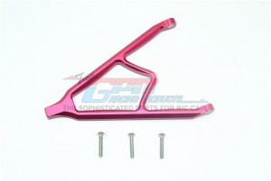 GPM VEN049F ALUMINUM FRONT UPPER LINK MOUNT HPI RC 1/10 VENTURE TOYOTA FJ CRUISER - RED - VEN049F-R