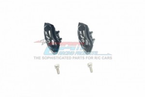 GPM GT006 ALUMINUM FRONT/REAR BRAKE CALIPER 8367 FOR TRAXXAS 1/10 4WD FORD GT4-TEC 2.0 3.0 - BLACK - GT006-BK