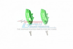GPM GT006 ALUMINUM FRONT/REAR BRAKE CALIPER 8367 FOR TRAXXAS 1/10 4WD FORD GT4-TEC 2.0 3.0 - GREEN - GT006-G