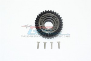 GPM UDR1200S/G1-BK HARDEN STEEL #45 FRONT/REAR DIFFERENTIAL RING GEAR TRAXXAS-1/7 UNLIMITED DESERT RACER - UDR1200S/G1-BK