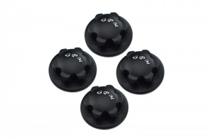 GPM MAK005 ALUMINUM WHEEL LOCK ARRMA 1/8 KRATON SENTON TYPHON TALION OUTCAST - BLACK - MAK005-BK