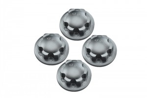 GPM MAK005 ALUMINUM WHEEL LOCK ARRMA 1/8 KRATON SENTON TYPHON TALION OUTCAST - SILV ER - MAK005-S