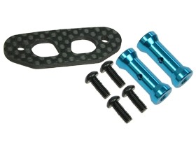 3RACING M04M-09/WO Graphite Upper Bumper 1/10 RC TAMIYA M04M - M04M-09/WO