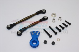 GPM LB160STM STEEL MODIFIED ANTI-THREAD STEERING TIE ROD WITH SERVO HORN TAMIYA LUNCH BOX - LB160STM-B