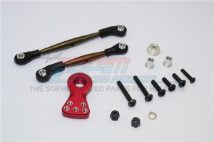 GPM LB160STM STEEL MODIFIED ANTI-THREAD STEERING TIE ROD WITH SERVO HORN TAMIYA LUNCH BOX - LB160STM-R