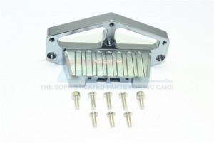 GPM LB331A ALUMINUM FRONT LOWER ARM STABILIZER TAMIYA LUNCH BOX - GUN SILVER - LB331A-GS