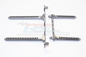 GPM TEL201FR ALUMINIUM FRONT & REAR BODY POST MOUNT TRAXXAS CRANIAC - TEL201FR-GS
