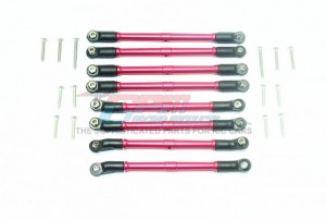 GPM SCX2U160 ALUMINUM ADJUSTABLE UPPER & LOWER SUSPENSION LINKS 1/10  AXIAL RACING SCX10 II CRAWLER UMG10 AXI90075 - SCX2U160-R