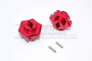 GPM XO006 ALUMINIUM WHEEL HEX CLAW 0mm TRAXXAS XO-01 SUPER CAR - XO006-R