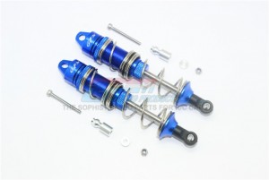 GPM MAK115FA  ALUMINUM FRONT DOUBLE SECTION SPRING DAMPERS 115MM ARRMA 1/8 OUTCAST 6S BLX STUNT TRUCK - BLUE - MAK115FA-B-S-BEBK