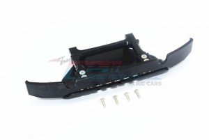 GPM TRX4330FG ALUMINUM FRONT BUMPER+SKID PLATE FOR TRX-4 MERCEDES-BENZ TRAXXAS TRX-4 MERCEDES-BENZ G500 82096-4 - BLACK - TRX4330FG-BK