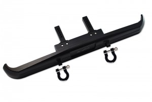 GPM TRX4330FH ALUMINIUM FRONT BUMPER MOUNT+D-RINGS FOR 1/10 RC TRAXXAS TRX-4 BLAZER - BLACK - TRX4330FH-BK